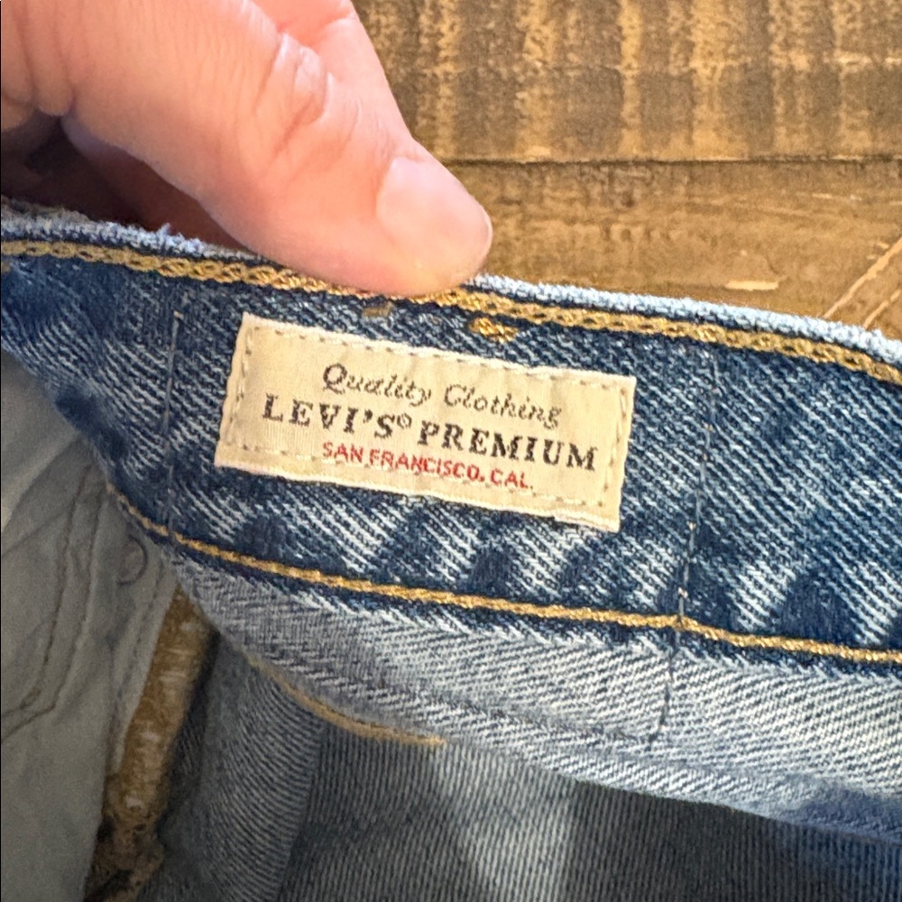 Levi Strauss Patch High Rise Jeans - image 7